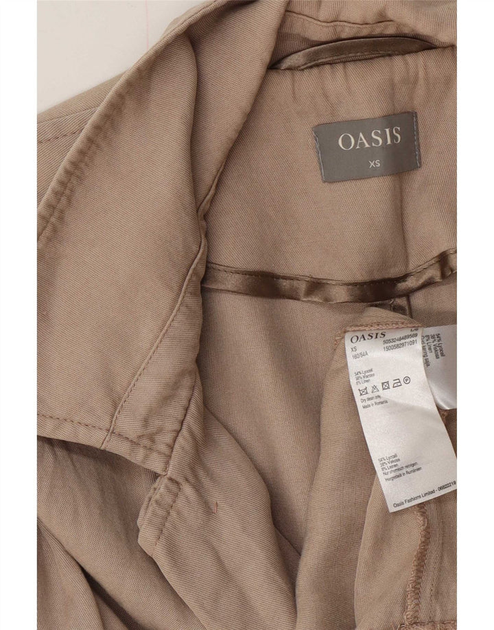 Trench pentru femei Oasis UK 6 XS Lyocell gri