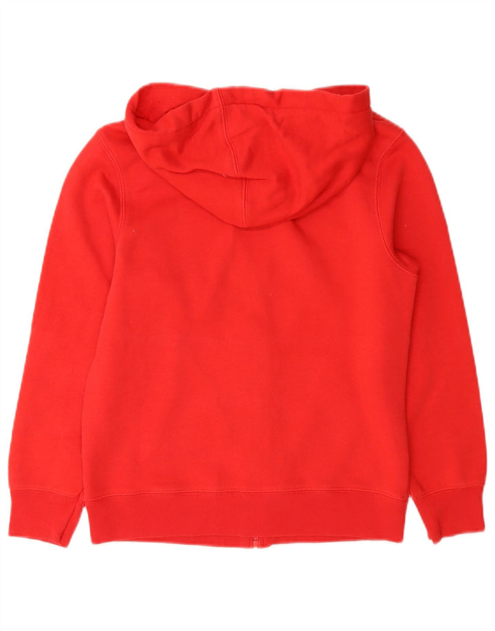 Pulover Gap Boys Graphic Zip Hoodie 8-9 Ani Bumbac Roșu Mediu