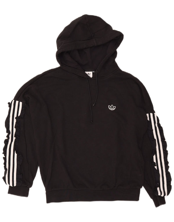 Pulover supradimensionat pentru femei ADIDAS UK 16 mare negru