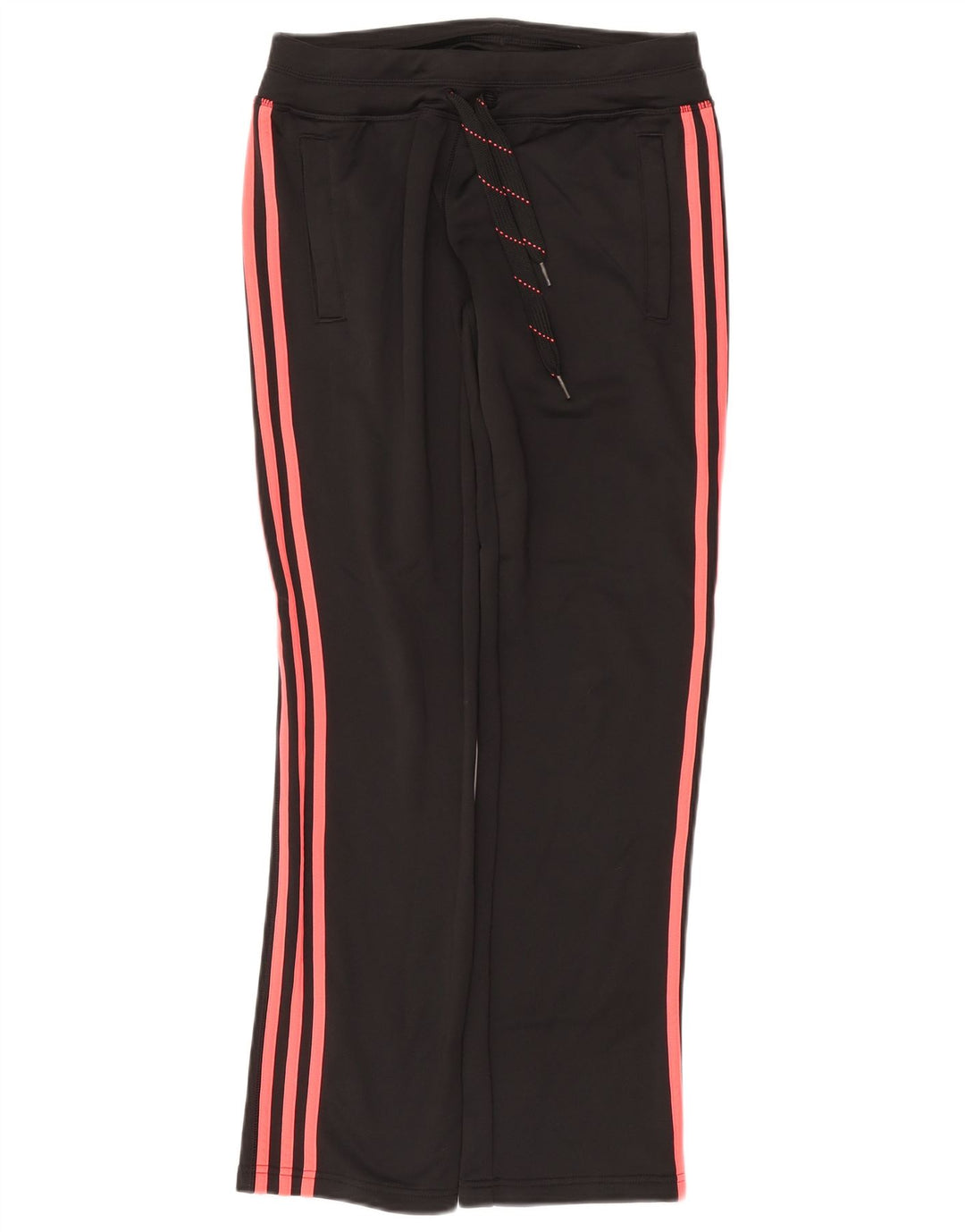Pantaloni de trening Climalite ADIDAS pentru femei UK 10 Poliester negru mic