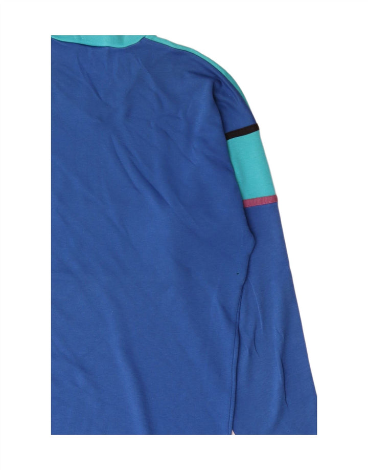 Crane Top pentru bărbați cu mânecă lungă IT 48/50 Medium Blue Colorblock Bumbac