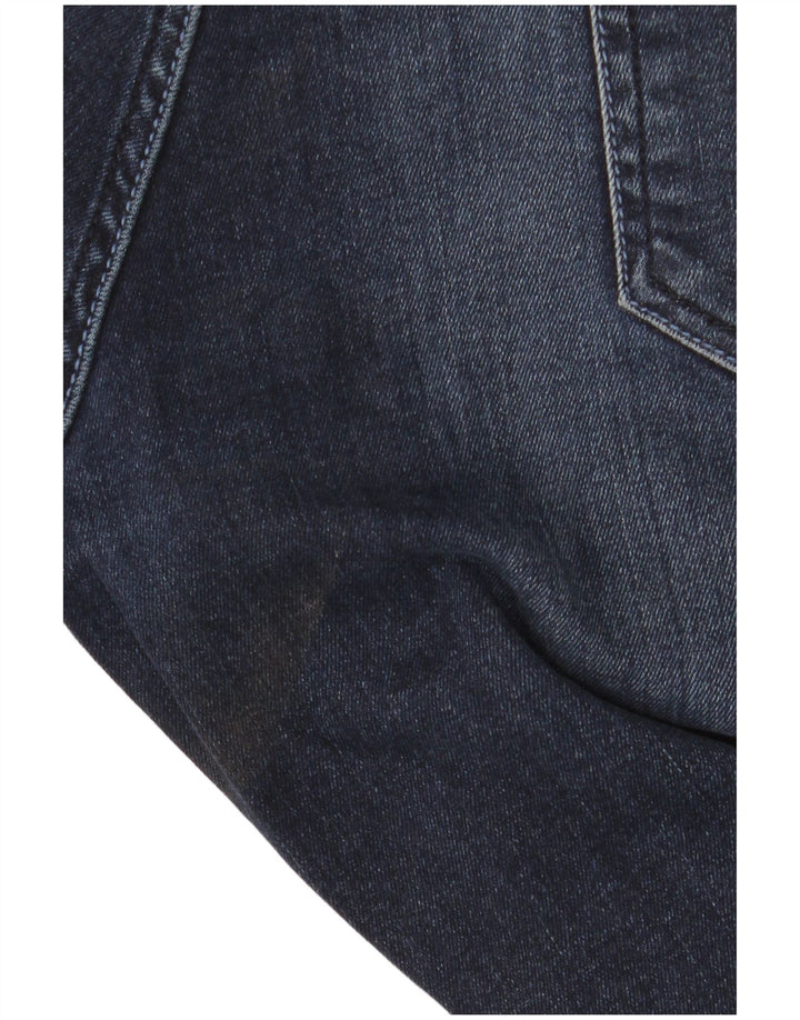 Blugi slim pentru bărbați French Connection Distressed W36 L28 Bumbac bleumarin