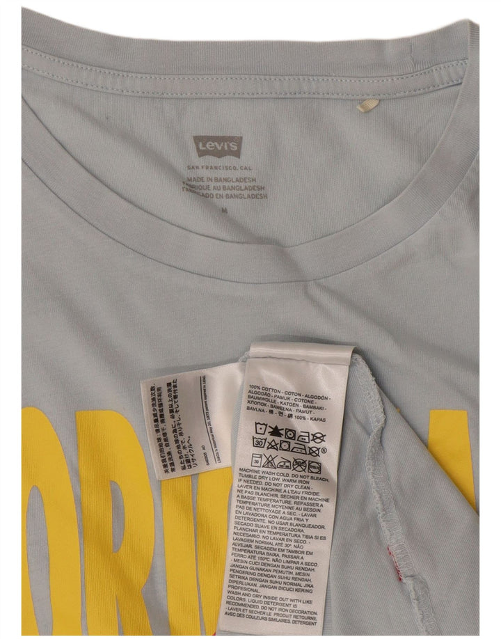 Tricou grafic Levi's pentru femei Top UK 12 Medium Blue Bumbac