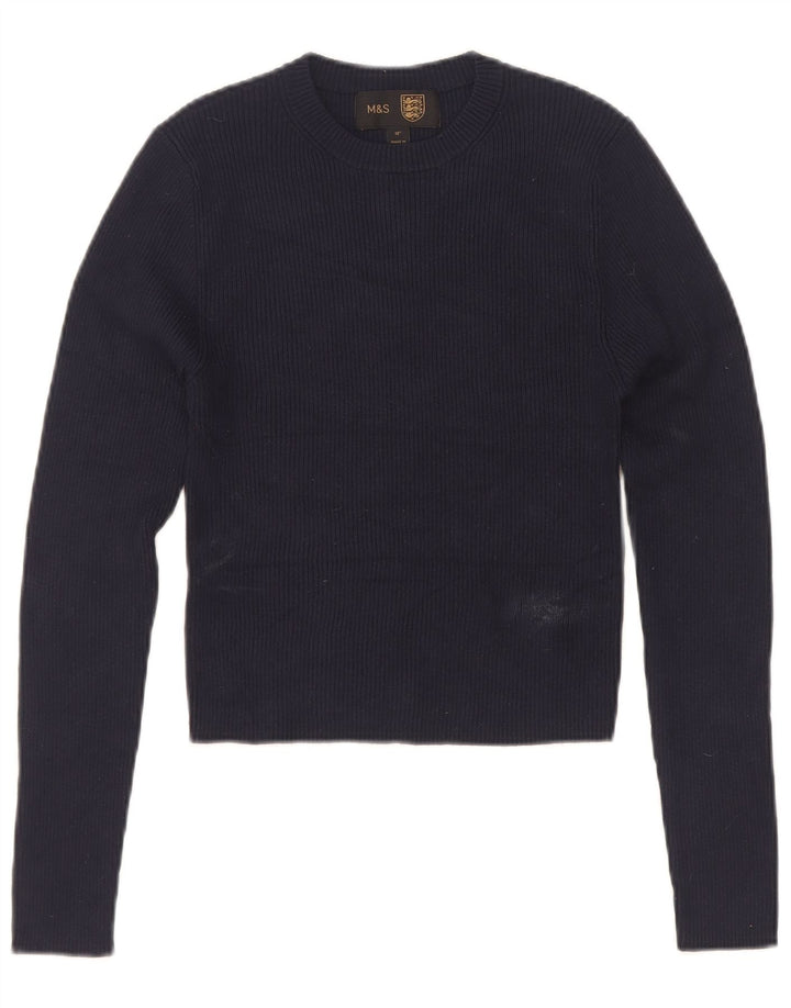 Crop Top pentru femei Marks & Spencer UK 4 XS Bleumarin