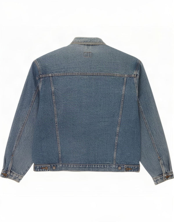 Jachetă de blugi vintage pentru bărbați UK 44 2XL Bumbac albastru