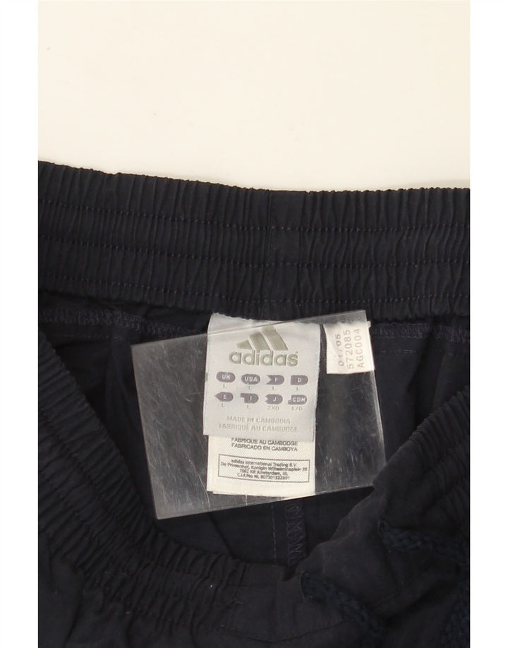 Pantaloni de trening ADIDAS pentru bărbați, mari, albastru, bumbac