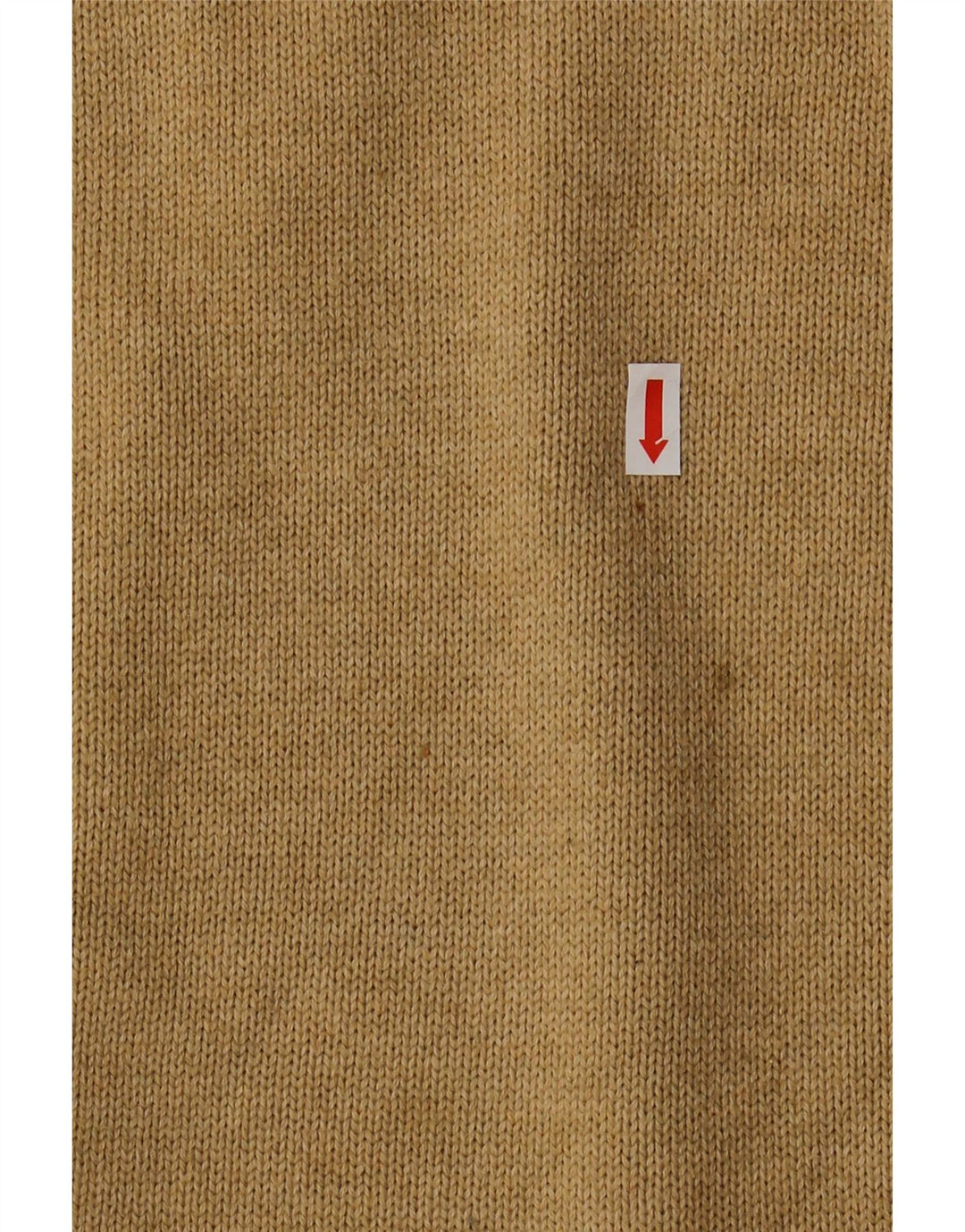 Pulover pentru bărbați TOMMY HILFIGER Pulover cu gât roșu mare, bej, bumbac