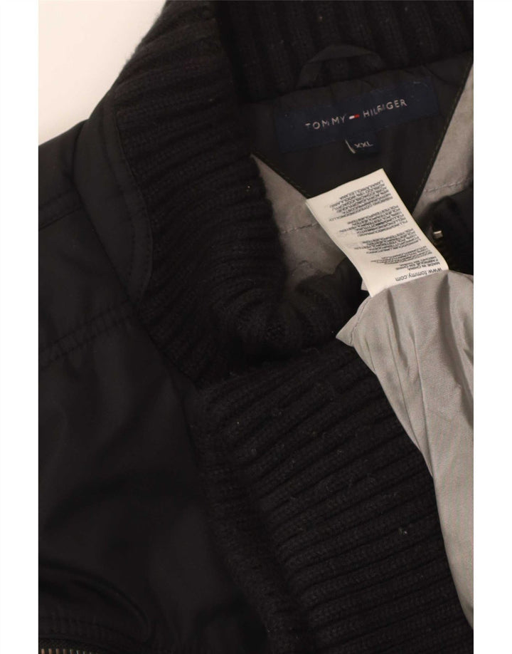 Bomber Tommy Hilfiger pentru bărbați UK 44 2XL Nylon negru