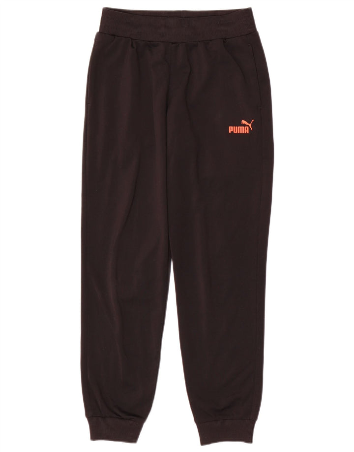 PUMA Băieți Pantaloni de trening Pantaloni de jogging 11-12 ani Poliester negru