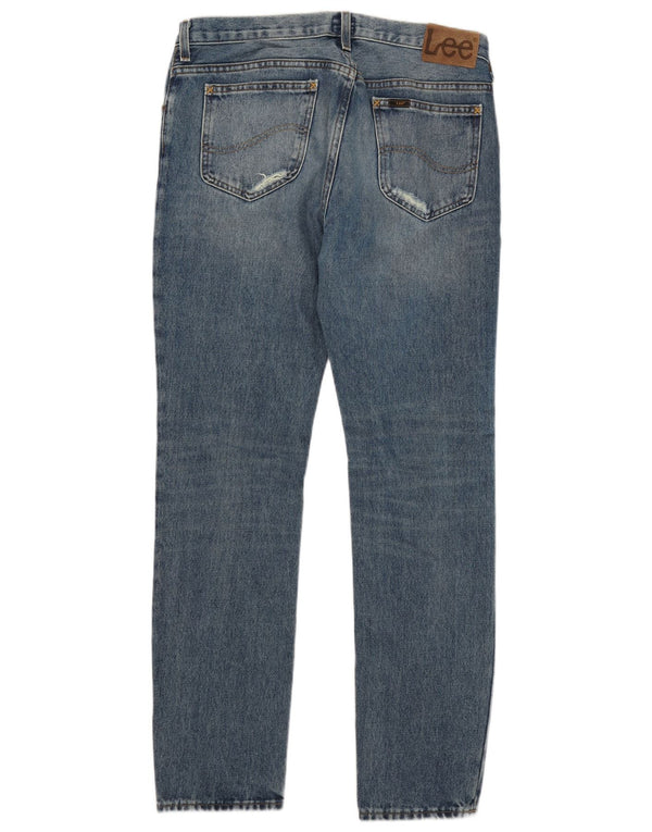 Blugi Slim Rider Distressed LEE LEE L33 L32 Bumbac albastru