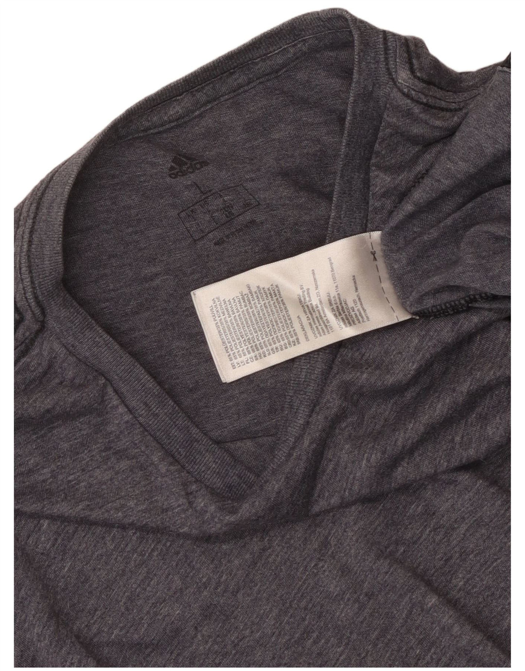 Tricou pentru bărbați Adidas Top mare, albastru bleumarin, poliester pătat