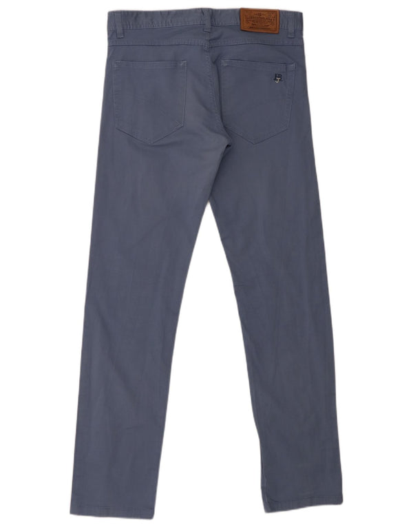Pantaloni casual slim pentru femei Harmont & Blaine L32 L31 Bumbac albastru