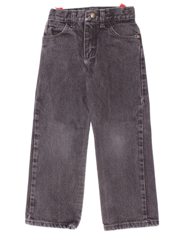 Blugi slim pentru baieti Wrangler 7-8 ani W22 L20 bumbac gri