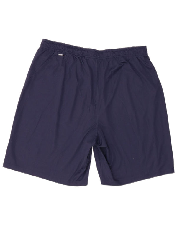 Pantaloni scurți sport Puma pentru bărbați, mari, albastru, poliester