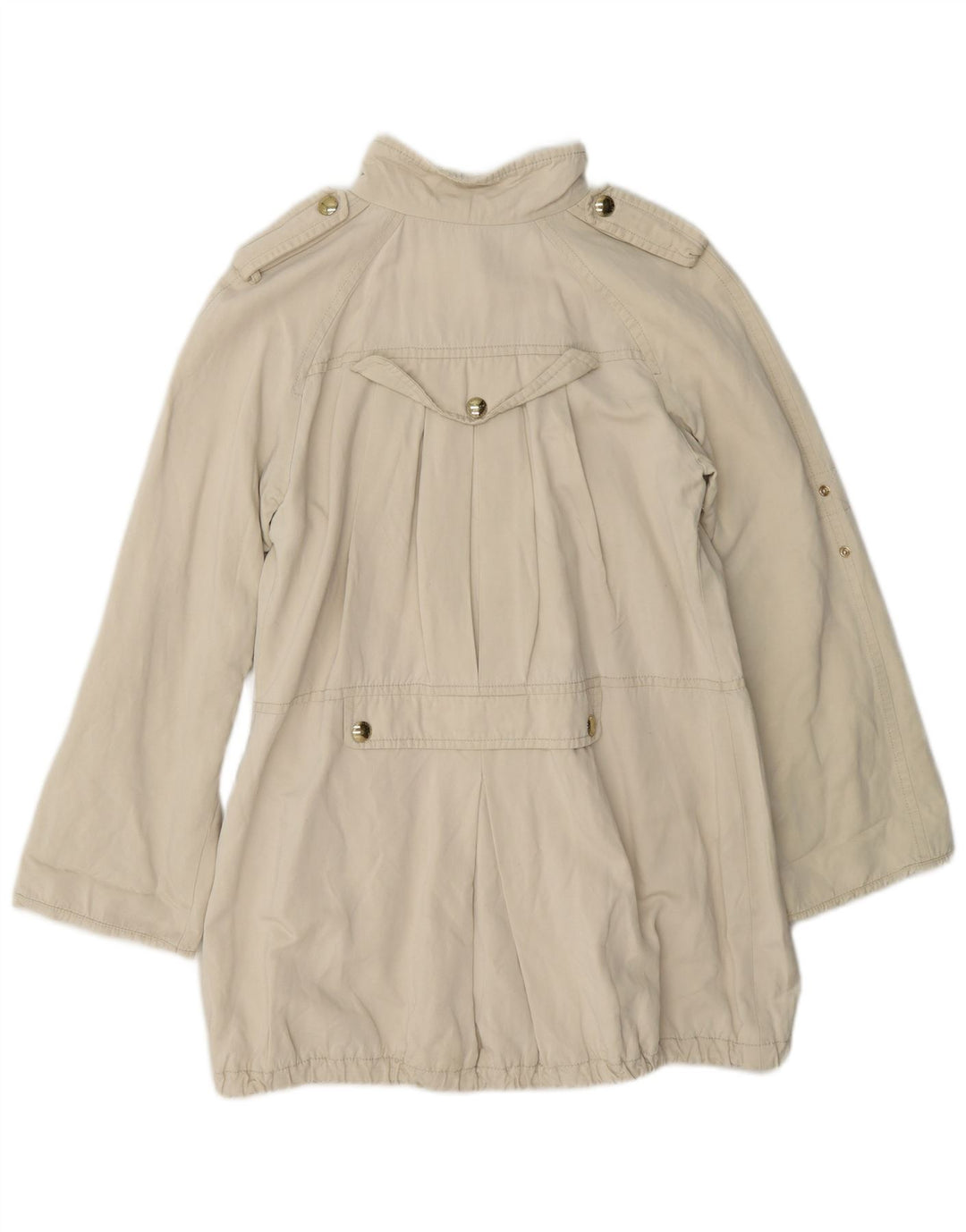 Jachetă militară pentru femei Elisabetta Franchi IT 46 Large Off White