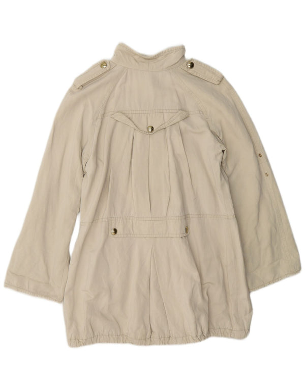 Jachetă militară pentru femei Elisabetta Franchi IT 46 Large Off White