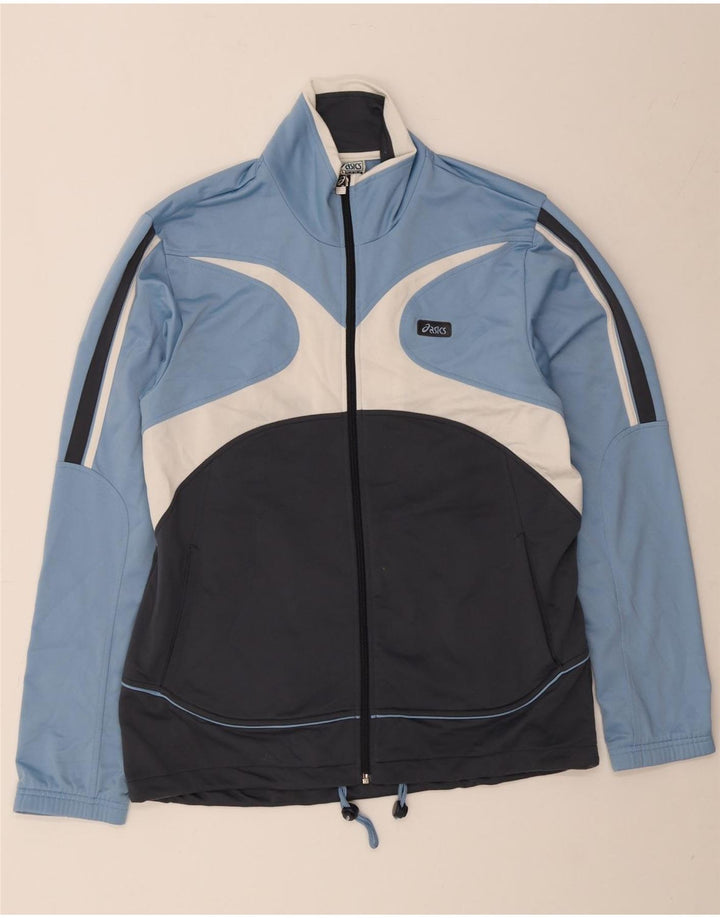 Jachetă de trening pentru bărbați Asics, mare, albastru, color block