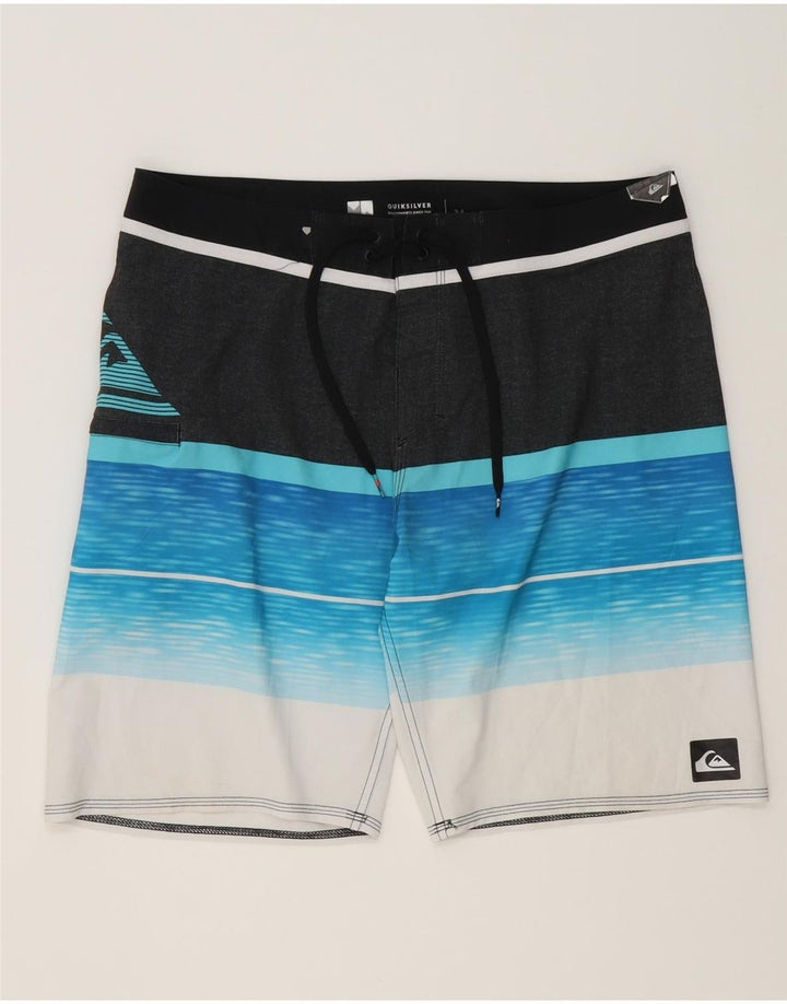 Pantaloni scurți de înot Quiksilver pentru bărbați, mari, multicolore, cu dungi