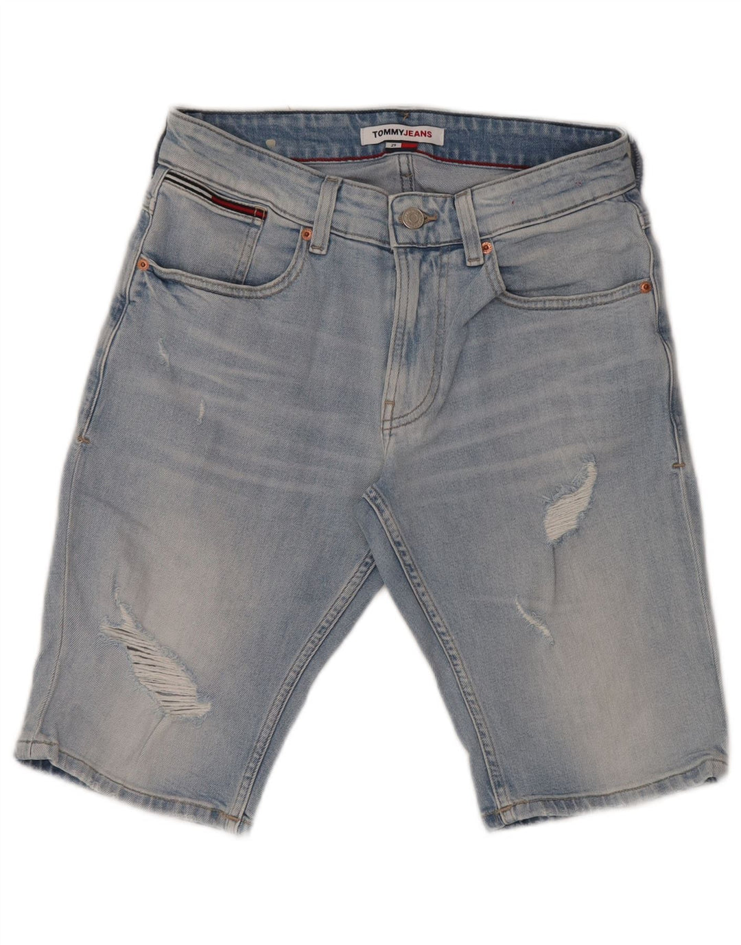 TOMMY HILFIGER Pantaloni scurți din denim pentru bărbați Ronnie, cu croiala relaxată, W29 Small Blue