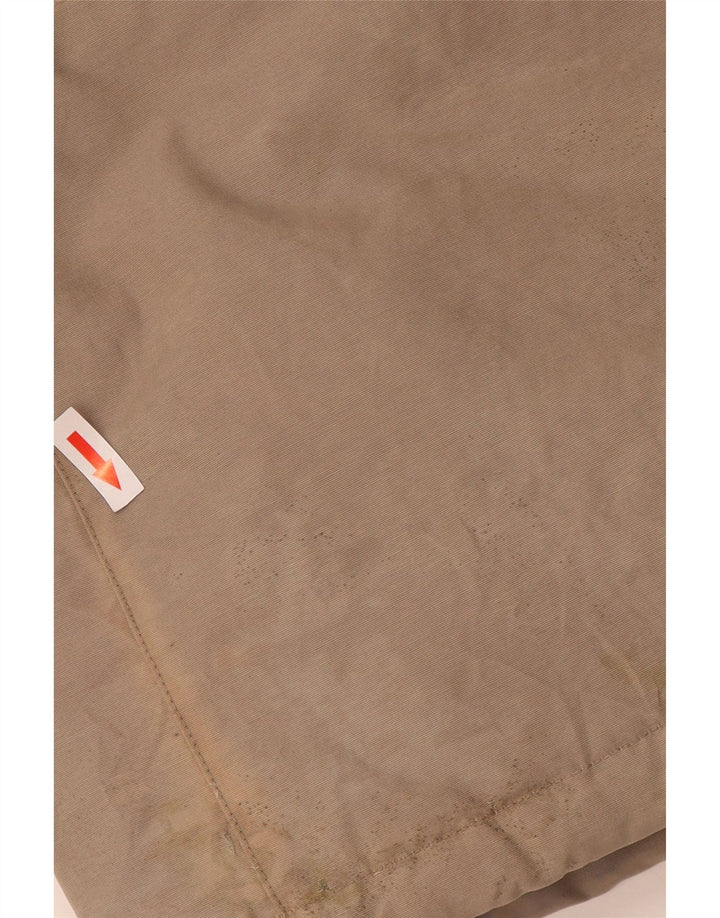 Jachetă căptușită cu glugă Woolrich pentru băieți 9-10 ani, nailon gri