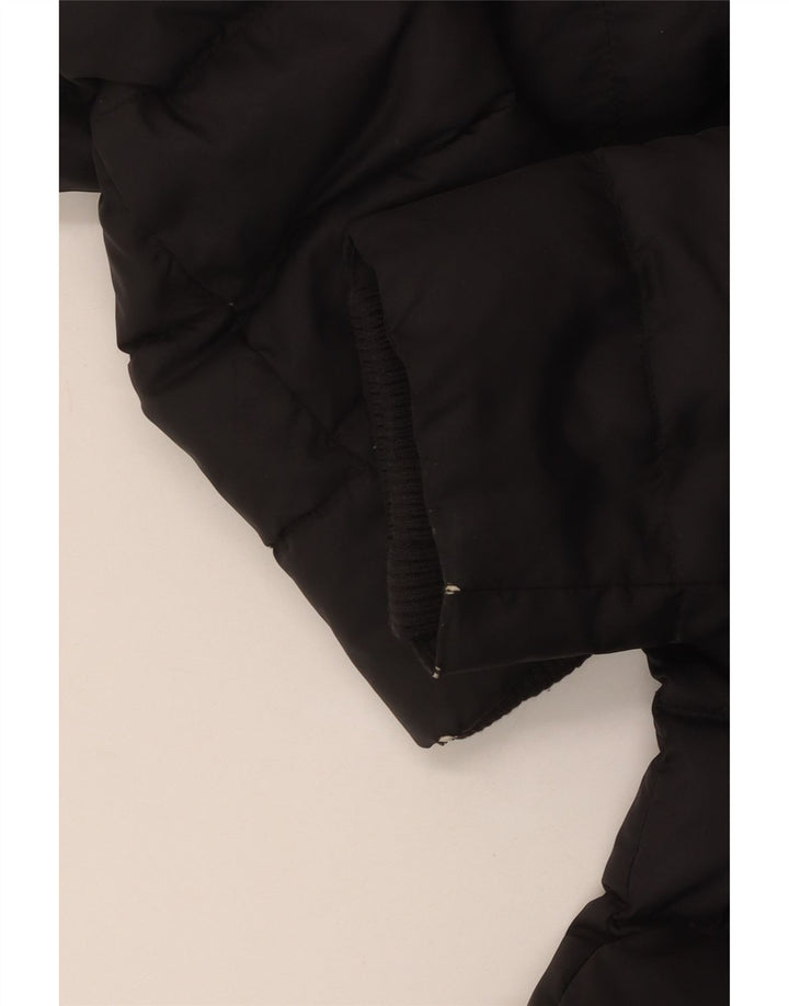 Palton căptușit cu glugă pentru femei Tommy Hilfiger UK 10 Poliester negru mic