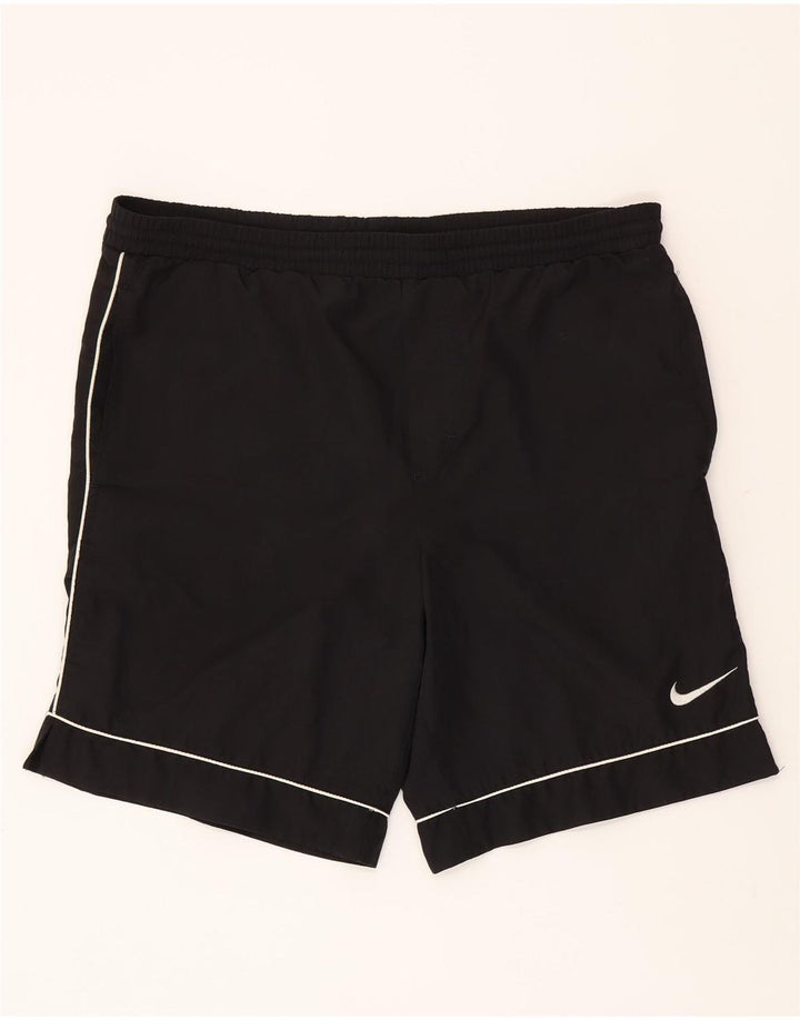 Pantaloni scurti sport Nike pentru bărbați, poliester negru mic