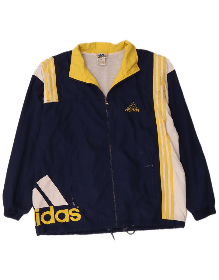 Jachetă de trening Adidas pentru bărbați Marea Britanie 40/42 Medium Bleumarin Colorblock