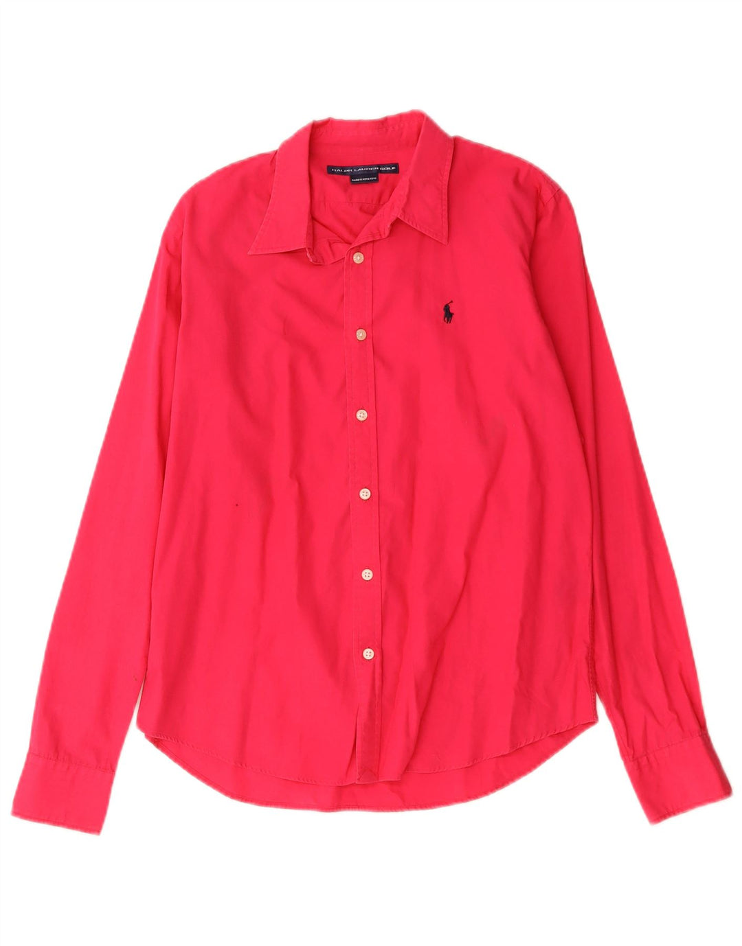 Cămașă Ralph Lauren pentru femei UK 14 Bumbac roșu mediu
