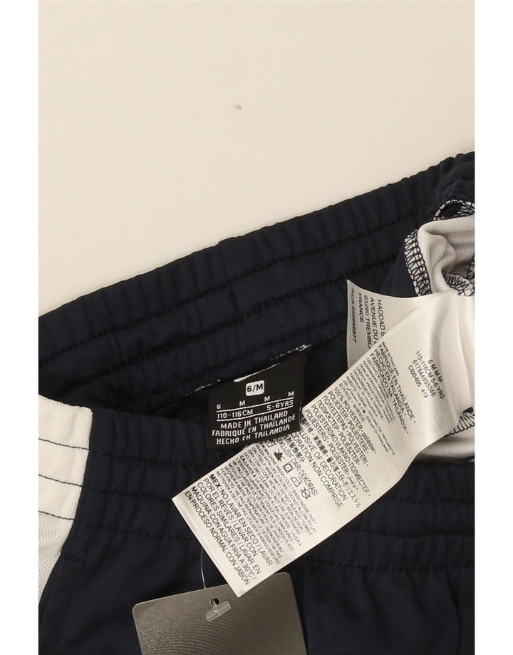 Pantaloni de trening Nike pentru băieți 5-6 ani, mijlocii, bleumarin, color block