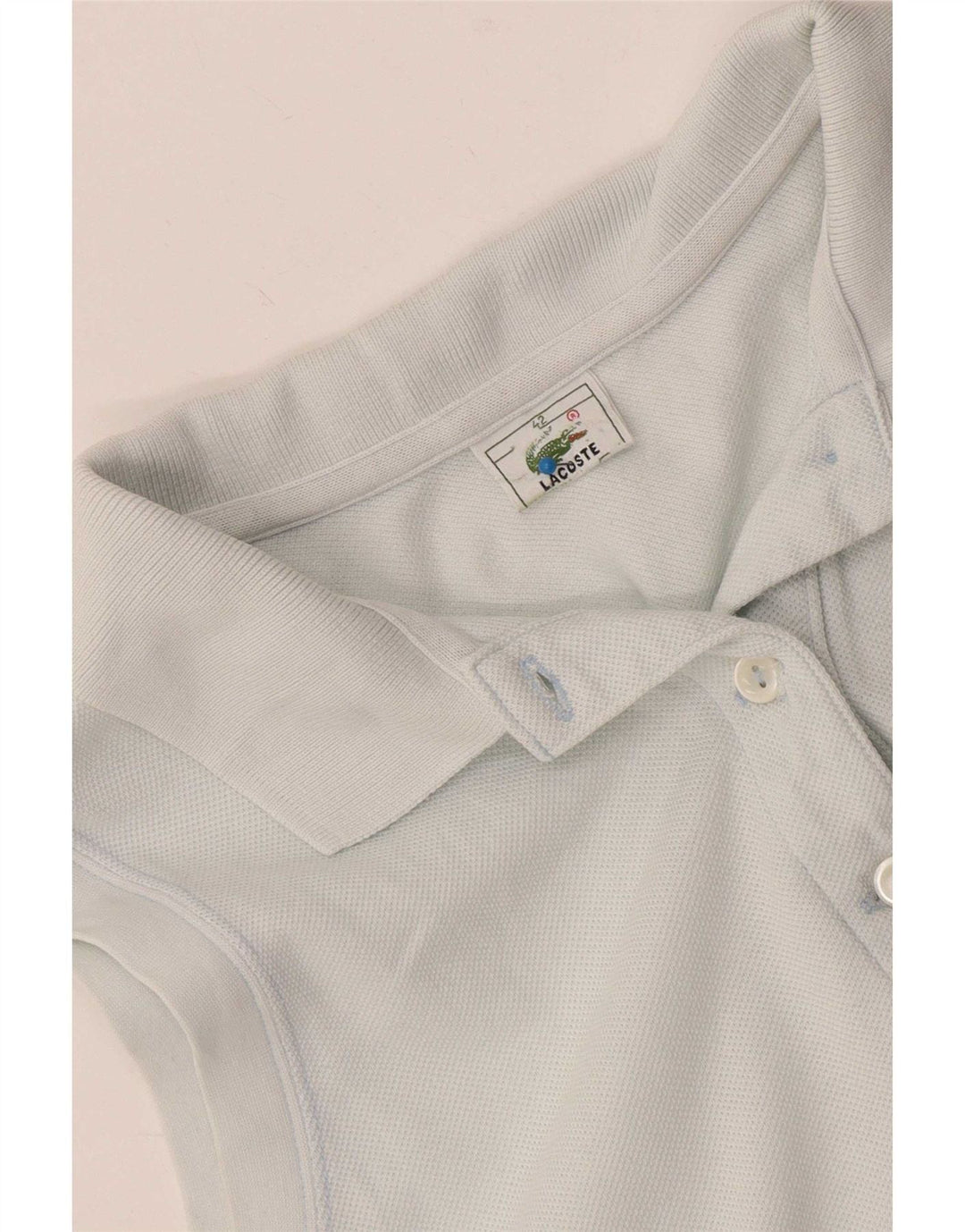 Tricou polo fără mâneci pentru femei Lacoste Mărimea 42 Mare Albastru