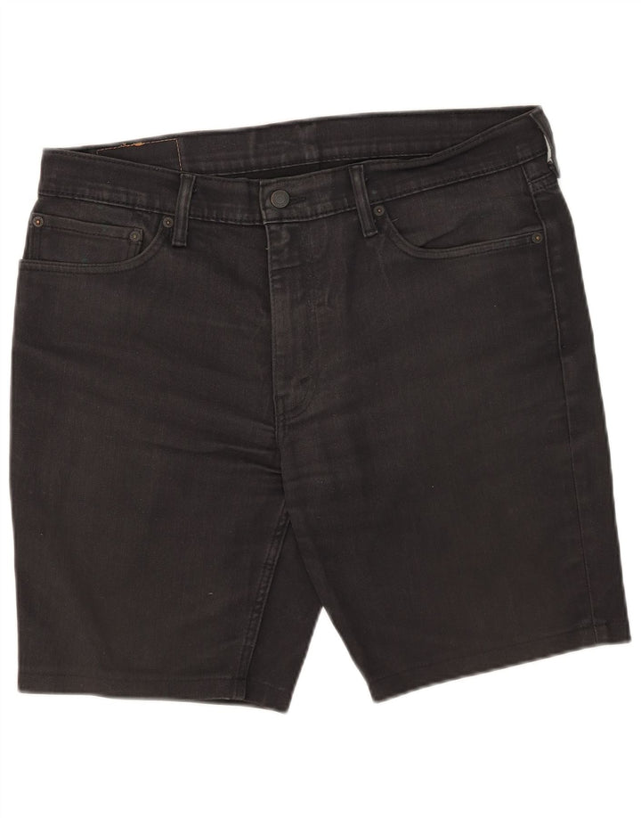 Pantaloni scurți Levi's 511 Denim W36 Large Black Bumbac