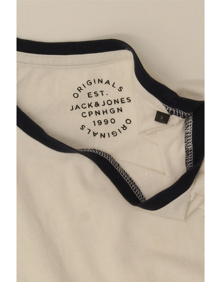 Jack & Jones Tricou Bărbați Top Mic Alb
