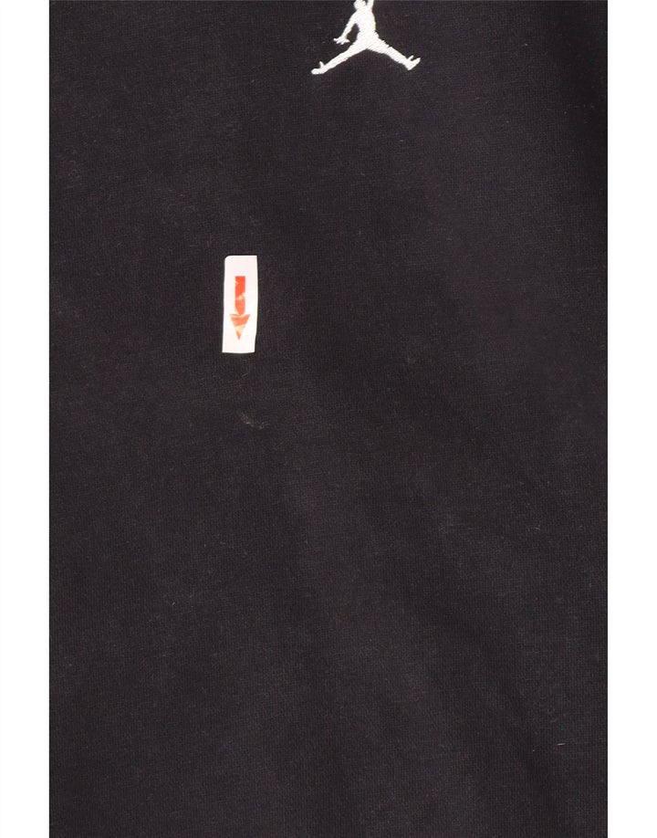 Hanorac pentru bărbați Jordan Jumper mic, negru, bumbac