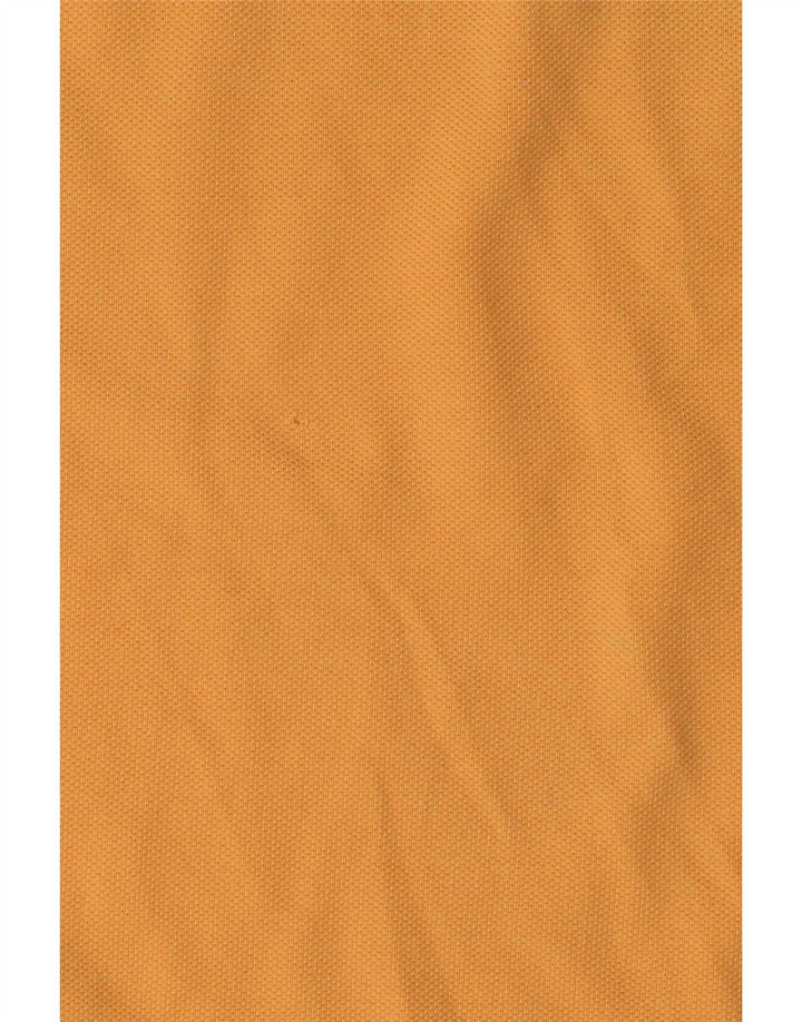 Tricou polo Tommy Hilfiger pentru bărbați, bumbac galben mediu