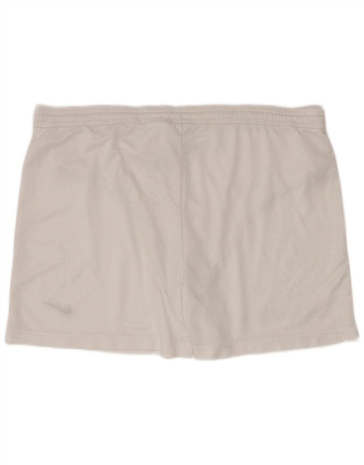 Pantaloni scurți sport grafic Nike pentru bărbați, alb mediu