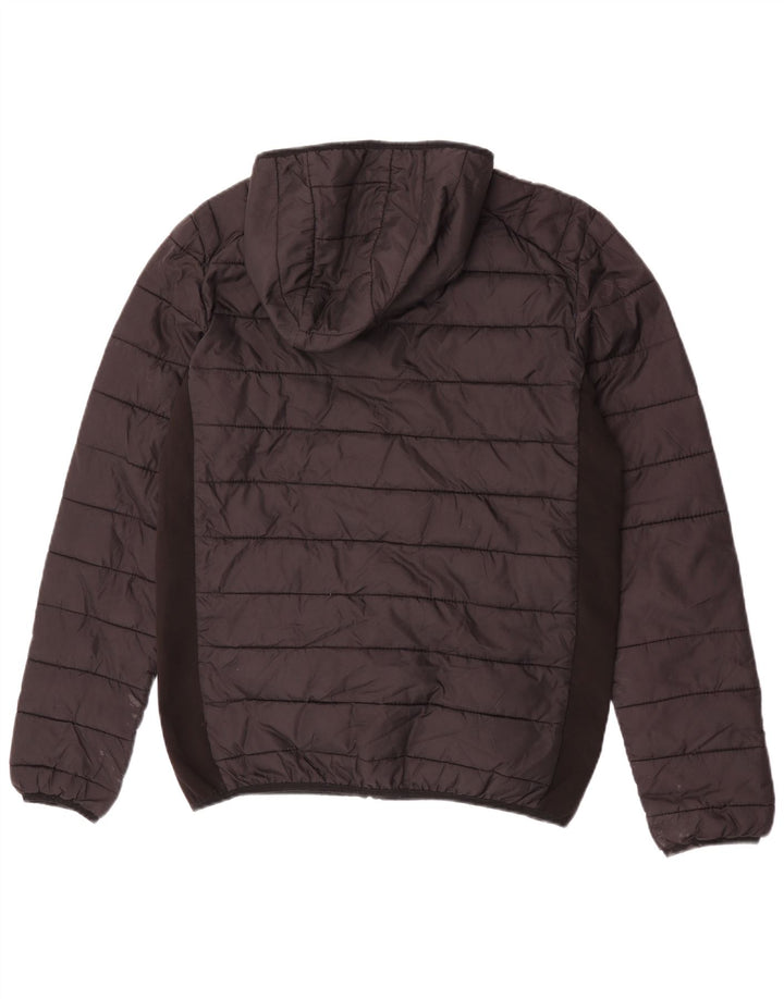 Jachetă căptușită cu glugă pentru bărbați Ellesse UK 36 Nylon negru mic
