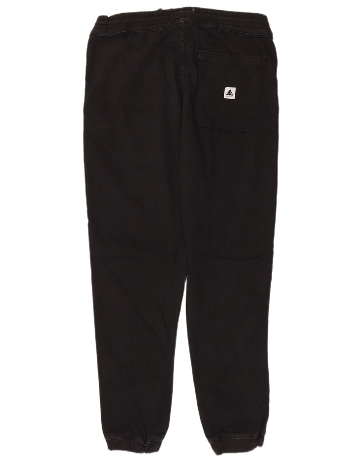 Pantaloni de trening Zara Barbati Joggeri Bumbac Negru Mediu