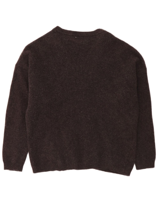 Pulover cardigan pentru bărbați Sisley, lână virgină, gri mare