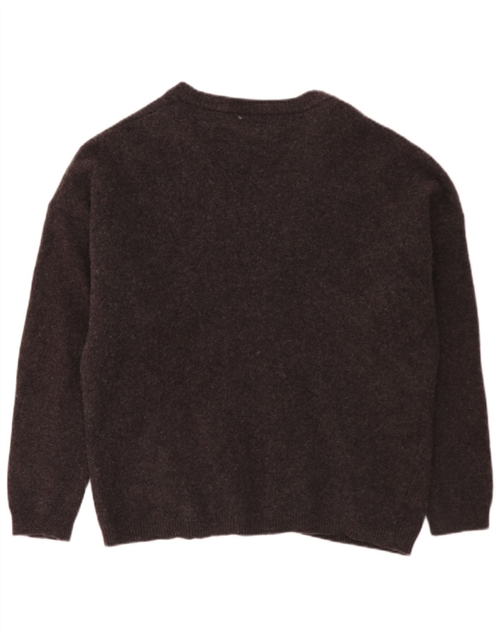 Pulover cardigan pentru bărbați Sisley, lână virgină, gri mare
