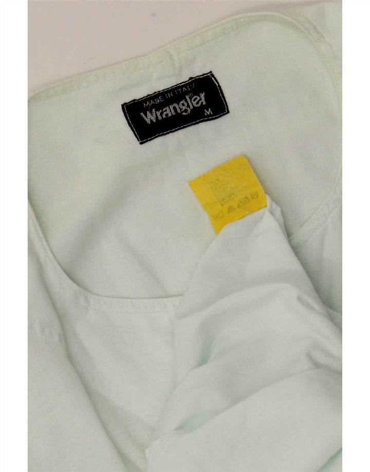 Cămașă pulover cu mânecă scurtă pentru bărbați Wrangler, bumbac turcoaz mediu