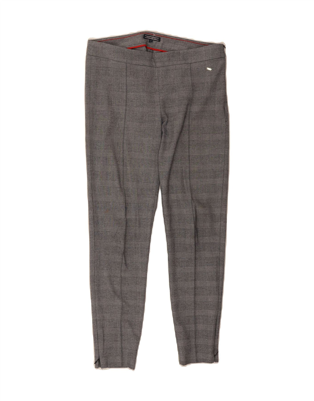 TOMMY HILFIGER Womens Slim Suit Trousers US 8 Medium W32 L28 Grey Check Vintage Tommy Hilfiger and Second-Hand Tommy Hilfiger from Messina Hembry 