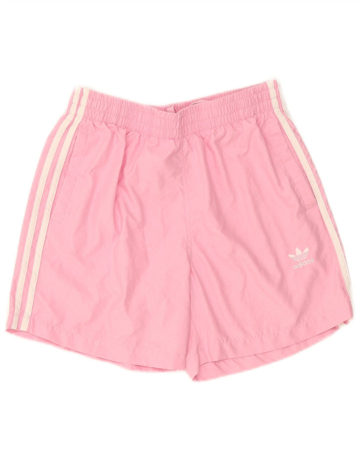 Pantaloni scurți sport Adidas pentru femei UK 12 Medium Pink