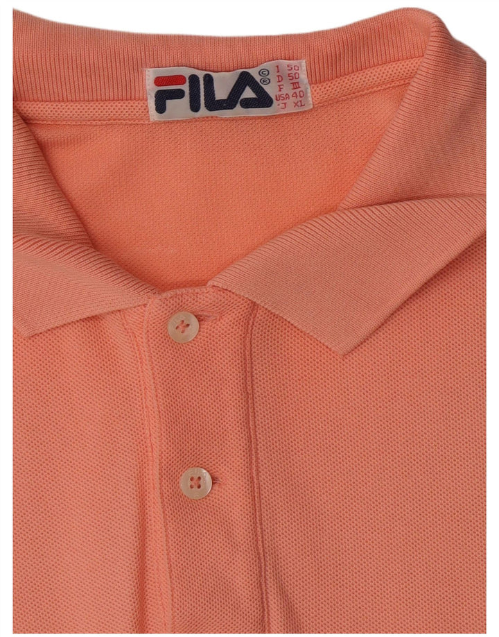 Tricou polo Fila pentru bărbați IT 50 portocaliu mediu