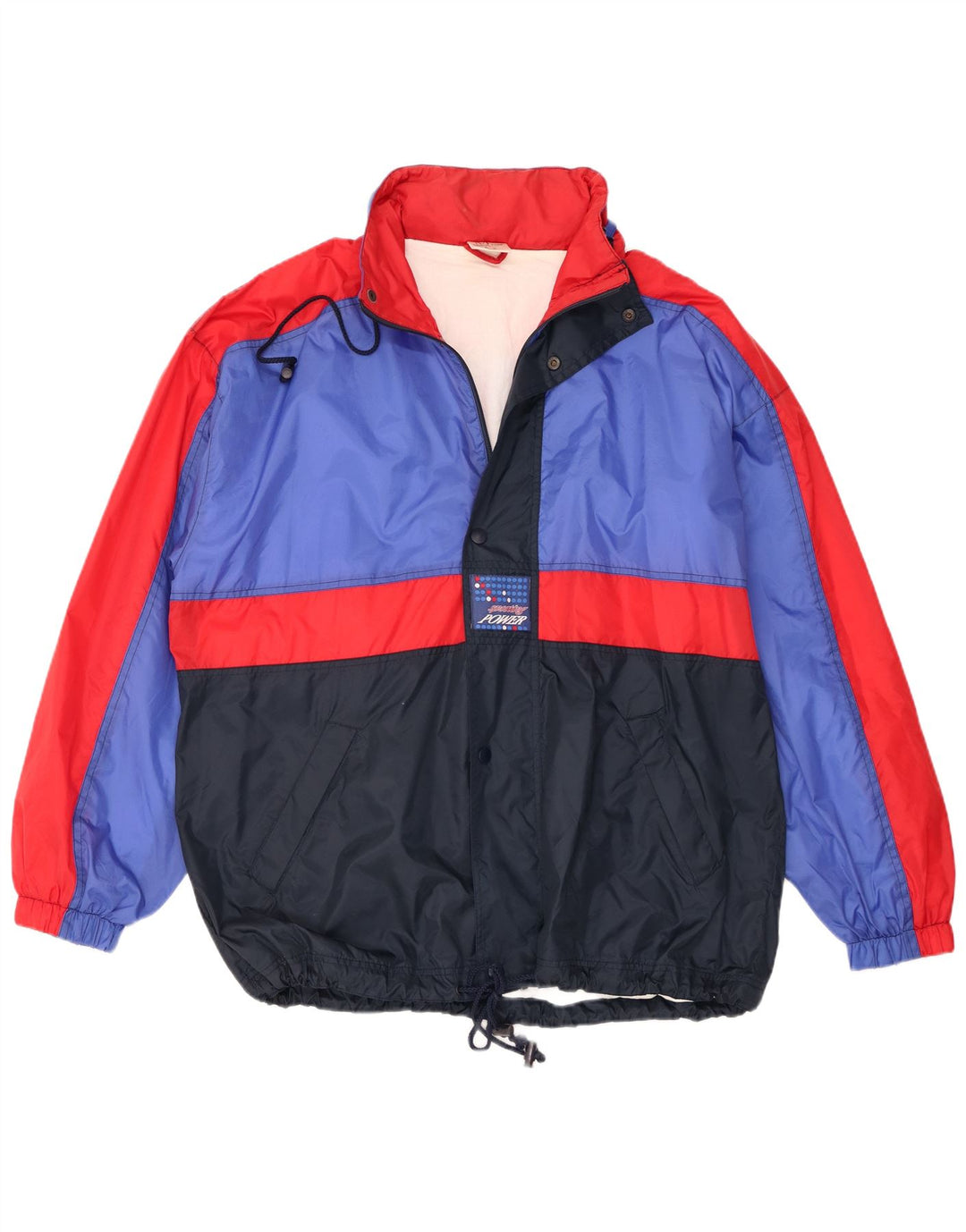 Jachetă de ploaie cu glugă pentru bărbați Marcel Clair EU 56 3XL Albastru bleumarin Colorblock