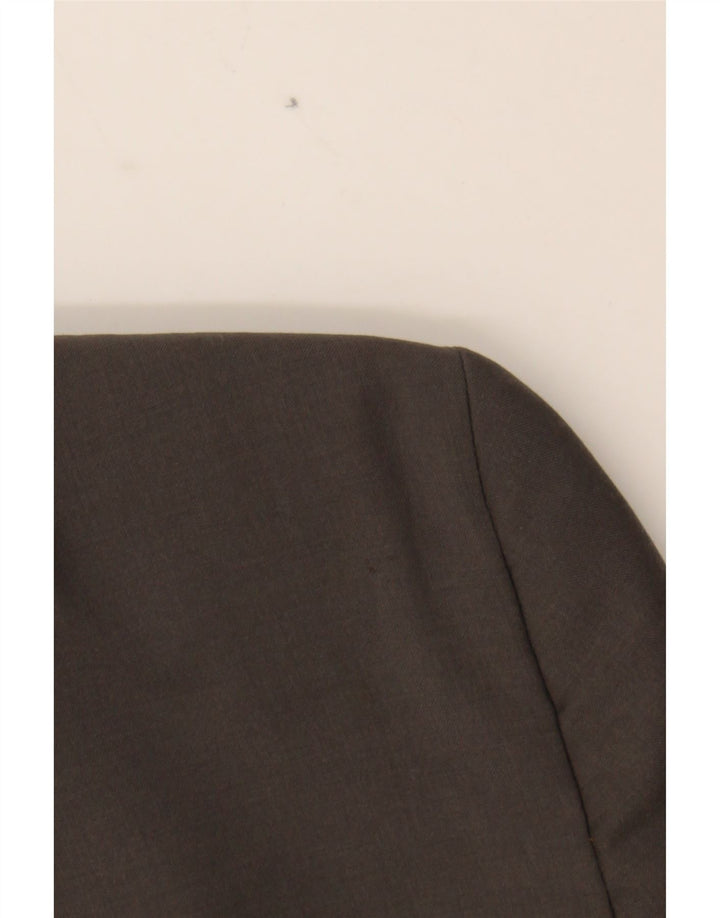 BENETTON Womens 3 Button Blazer Jacket IT 42 Medium Brown Wool Vintage Benetton and Second-Hand Benetton from Messina Hembry 