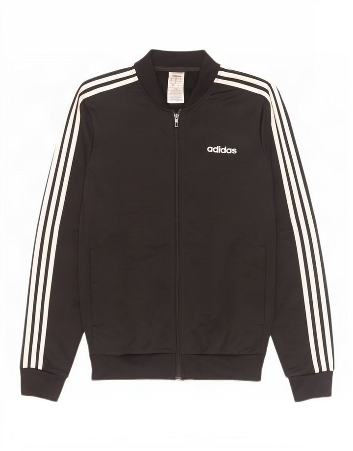 Trening pentru bărbați Adidas Top Jachetă Mic Negru Poliester