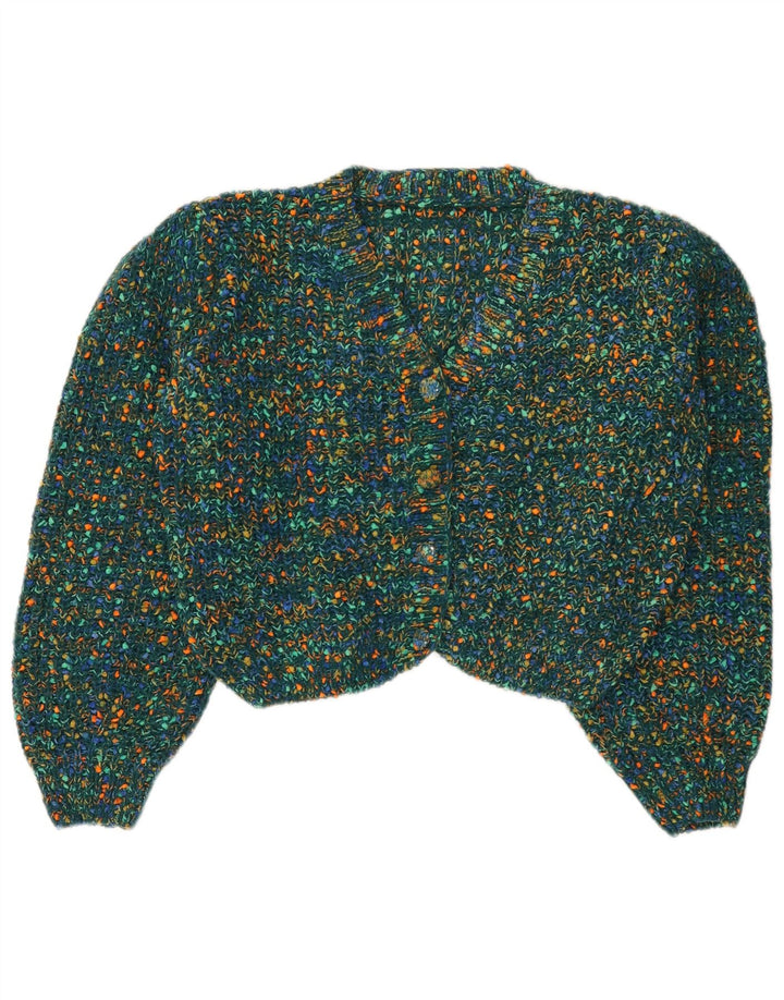 Cider Pulover Crop Cardigan pentru femei UK 16 Poliester mare cu pături verzi