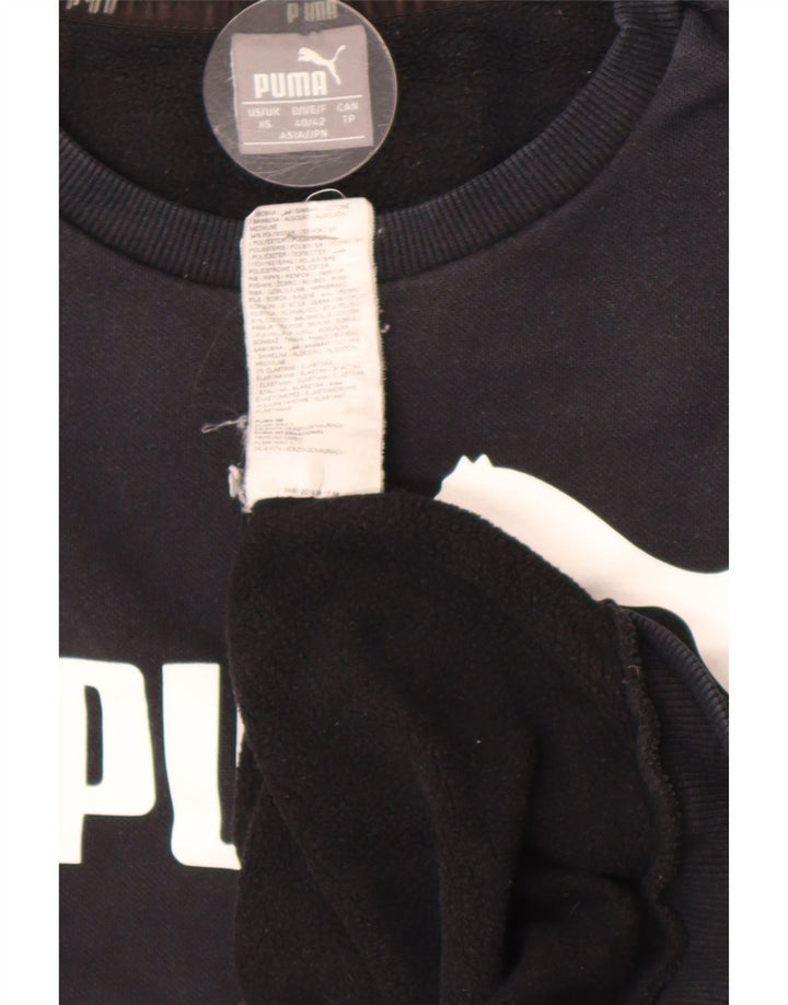 Pulover grafic pentru bărbați Puma XS bumbac negru