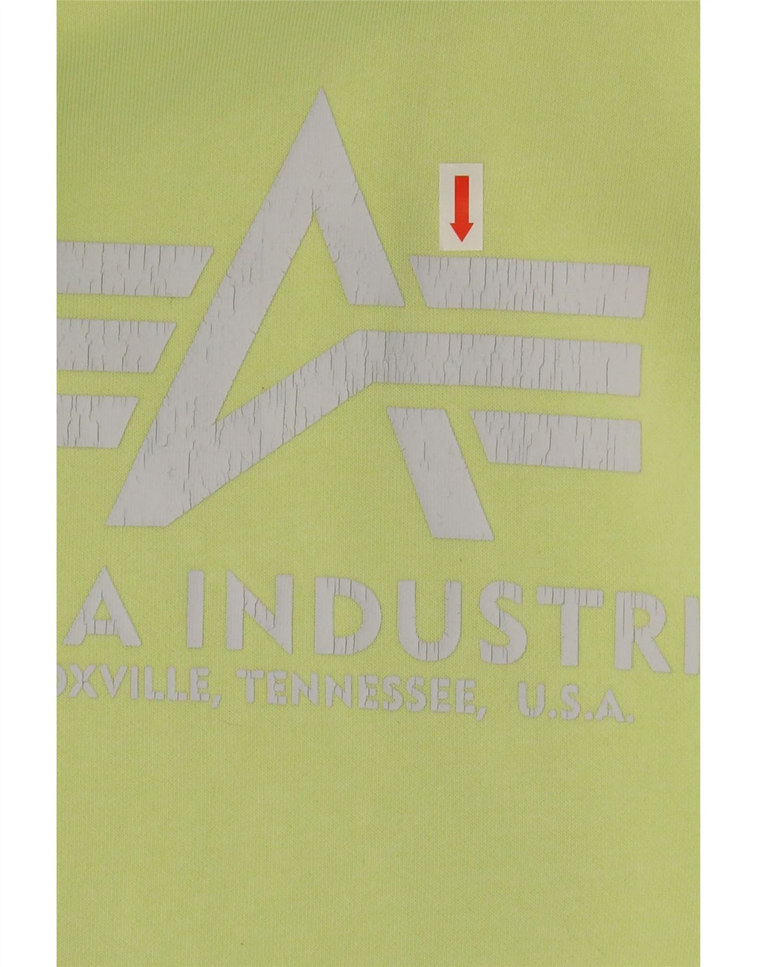 Pulover grafic pentru bărbați Alpha Industries, XL, verde