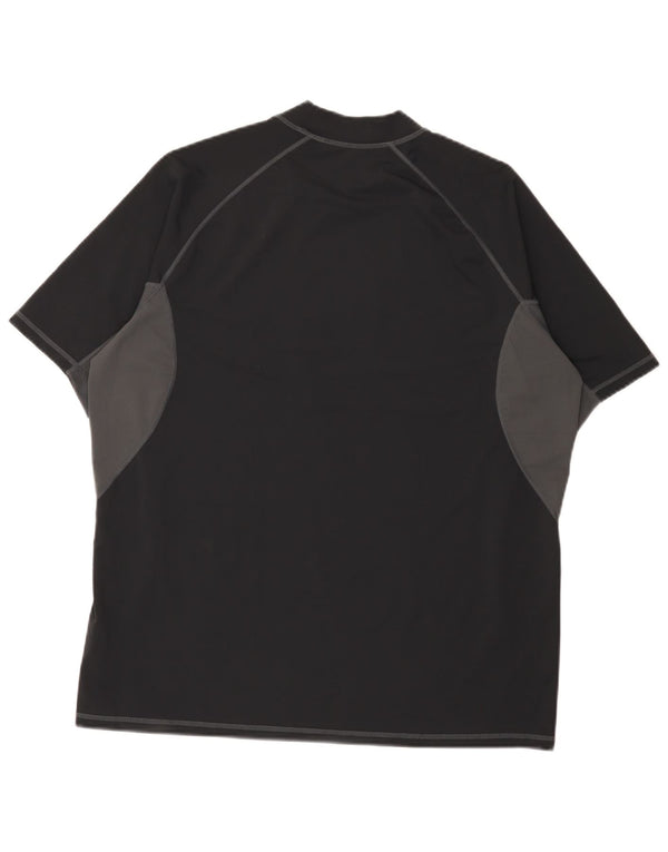 Tricou pentru bărbați Mountain Warehouse Top XL Negru Colorblock Nylon